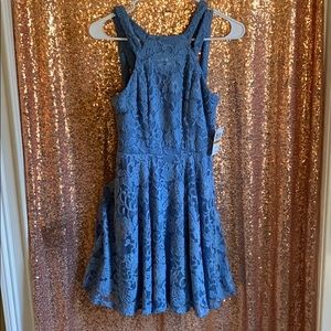 Blue lace Dress sz 3/4 NWT! B Darlin